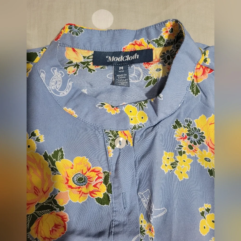 Modcloth Tennessee Rose Romper